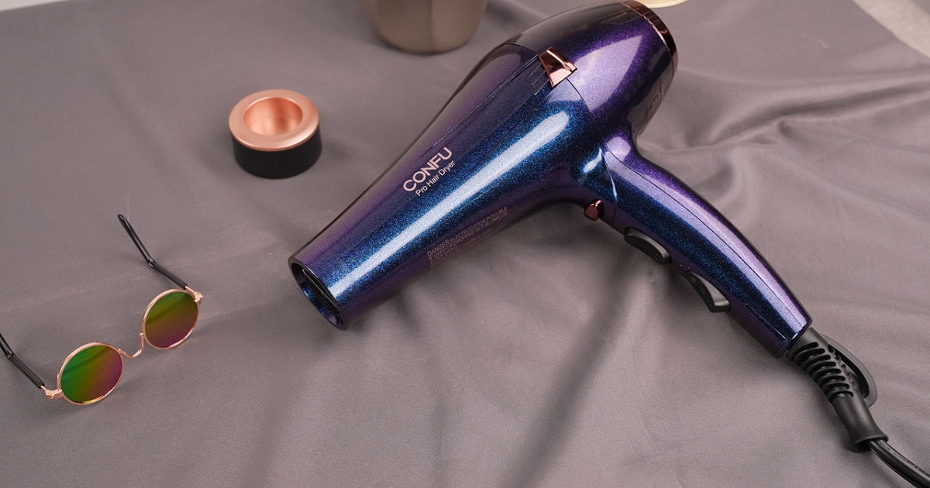 Amazon | CONFU ドライヤー大風量サロヘアドライヤー長い髪速乾でき